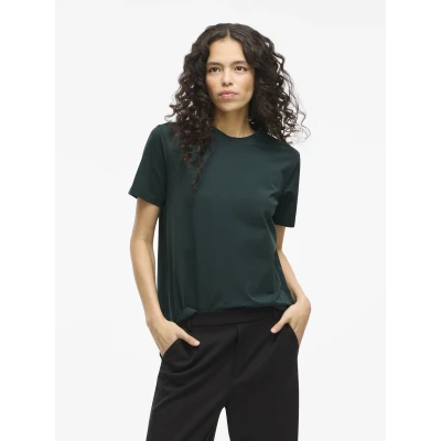 Afbeelding van VILA Vinora NOOS Tshirt print, Dames, Maat: Medium, Ponderosa pine