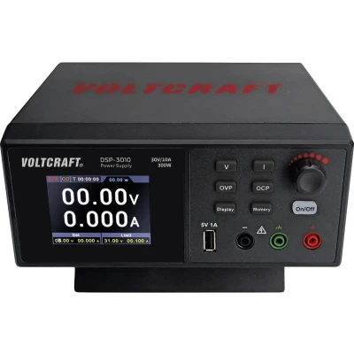 Afbeelding van VOLTCRAFT DSP 3010 Labvoeding, regelbaar 0 30 V 10 A 300 W USB 2.0 bus Op afstand bedienbaar Aantal uitgangen: 1 x