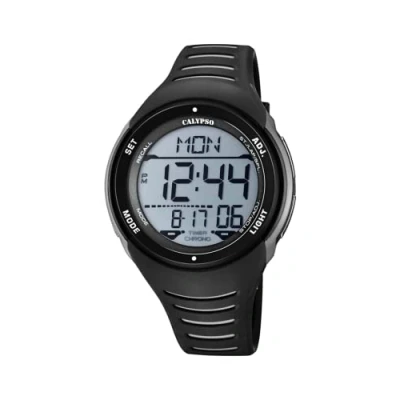Afbeelding van CALYPSO Digitaal herenhorloge kwarts met kunststof band K5807/6, Uniek, armband, armband