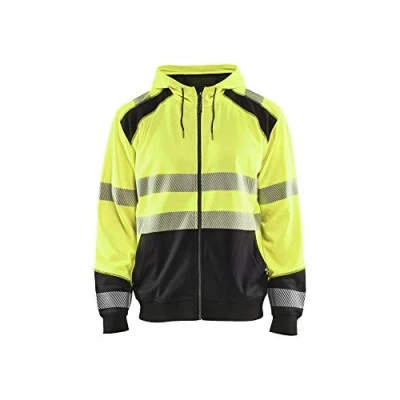 Afbeelding van Blaklader Hooded sweatshirt High Vis 3546 2528 Geel/Zwart