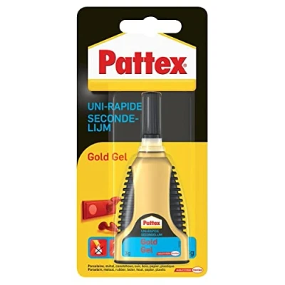 Afbeelding van Secondelijm Pattex Gold gel tube 3gram op blister