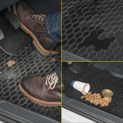 Afbeelding van WALSER 50411 Vloermatset Rubber voor en achter 4 Zwart Op maat gemaakt SUZUKI: Vitara IV Off Road
