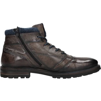 Afbeelding van Bugatti Masat Comfort Veterschoenen Hoog Donkergrijs Maat 40