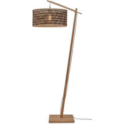 Afbeelding van GOOD&amp;MOJO Vloerlamp Java Bamboe/Zwart 75x50x176cm Bruin