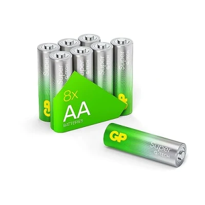 Afbeelding van GP Super AA batterij (penlite) Alkaline 1.5 V 8 stuk(s)