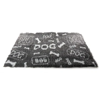 Afbeelding van Martin Sellier Vetbed Dog Print Grijs / Wit 75X100 CM (381587)
