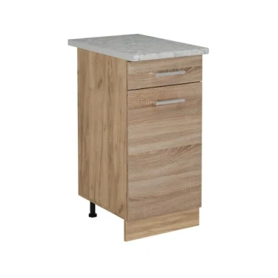 Afbeelding van Vicco Keukenonderkast R Line, Sonoma/Krachtige eik goud, 40 cm WB Marmer