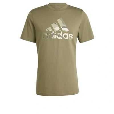 Afbeelding van adidas Sportswear M CAMO G T Tshirt print, Heren, Maat: Medium, Olive strata