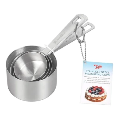 Afbeelding van Tala Maatcups RVS Set/4