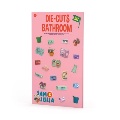 Afbeelding van Het Muizenhuis 4x decoratievellen Badkamer/Bathroom