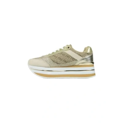 Afbeelding van Guess Sneakers laag, Dames, Maat: 36, Beige Kunststof/ nylon