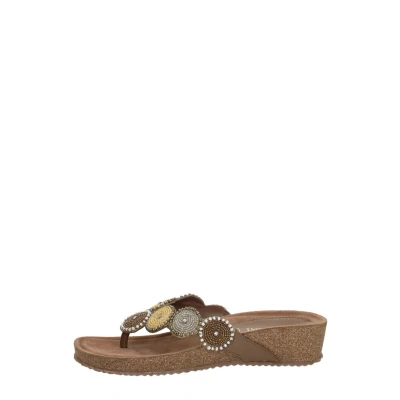 Afbeelding van Lazamani Teenslippers Beige Maat 43