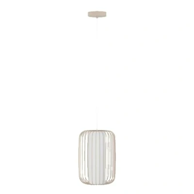 Afbeelding van EGLO Terrarosa Hanglamp E27 Ø 24 cm ZandWit StaalTextiel