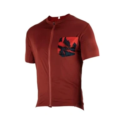 Afbeelding van Leatt Trail 3.0 Enduro trui Met Korte Mouwen Rood L Man