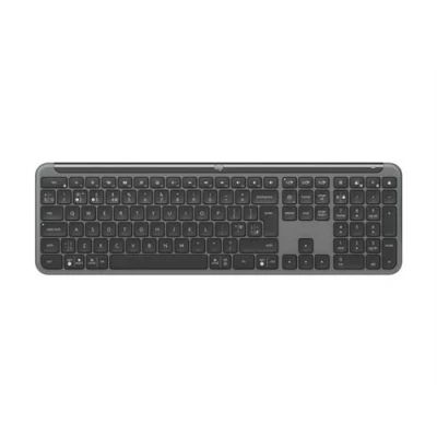Afbeelding van Logitech K950 Signature Slim toetsenbord Kantoor RF draadloos + Bluetooth QWERTY Deens, Fins, Scandinavisch, Zweeds Grafiet