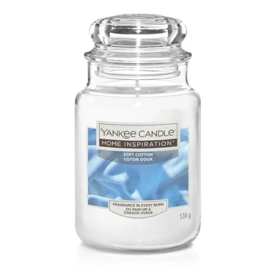 Afbeelding van Yankee Candle Home Inspiration Soft Cotton Large Jar