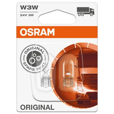Afbeelding van Osram Gloeilamp 24V Original Line W3W, W2.1x9.5d 2 Stuks