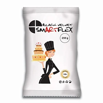 Afbeelding van SmartFlex Fondant Zwart Velvet 250g
