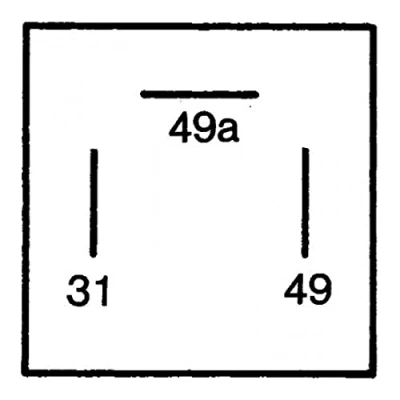 Afbeelding van HELLA 4DB 003 750 707 Knipperlichtautomaat, pinkdoos