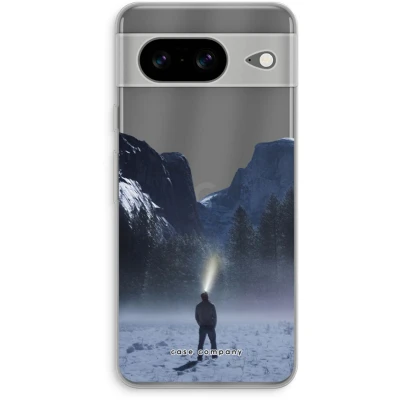 Afbeelding van Case Company® hoesje geschikt voor Google Pixel 8 Wanderlust Soft Cover Telefoonhoesje Bescherming aan alle Kanten en Schermrand