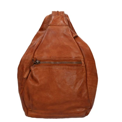 Afbeelding van Bear Design Cow Lavato Hannie Rugzak cognac Damestas