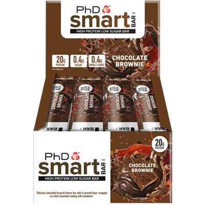 Afbeelding van PhD Smart Bar 12repen Chocolate Brownie