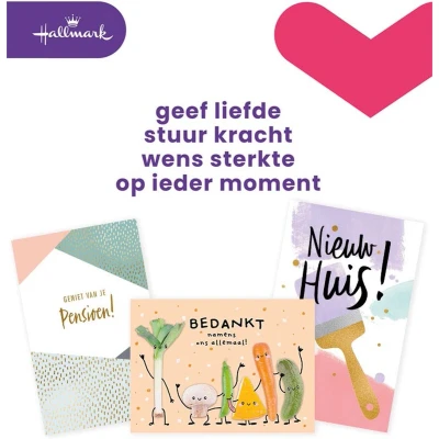 Afbeelding van Wenskaart Hallmark navulset diversen 12 kaarten