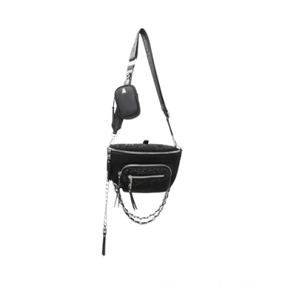 Afbeelding van Steve Madden Maxima Sac à bandoulière convertible pour femme, Noir, 36.5 EU