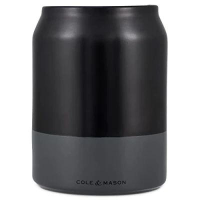Afbeelding van Cole &amp; Mason H822140 Linton Zwart/Grijs Gebruiksvoorwerp Pannenhouder Keukenorganisatie, keukengerei Opbergpot Keramiek (H)160 mm x (D) 120 2 jaar garantie