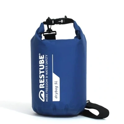Afbeelding van Restube drybag 10L blauw waterdicht nylon