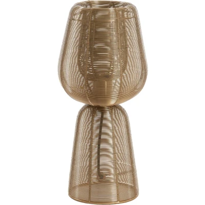 Afbeelding van Light&amp;living Tafellamp Ø18x42 cm ABOSO licht goud