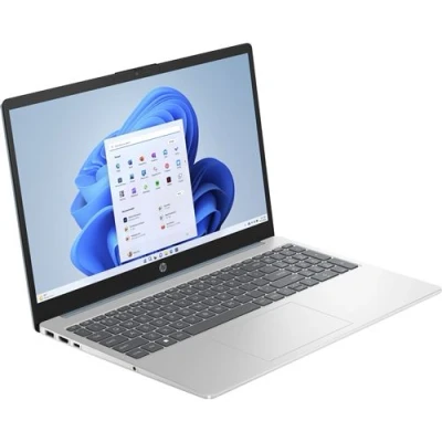 Afbeelding van HP Laptop 15 fc0043nf AMD Ryzen 3 7320U / tot 4.1 GHz Win 11 Home Radeon Graphics 8 GB RAM 512 SSD NVMe 15.6&quot; 1920 x 1080 (Full HD) Wi Fi 6, Bluetooth natuurlijk zilver tsb Frans