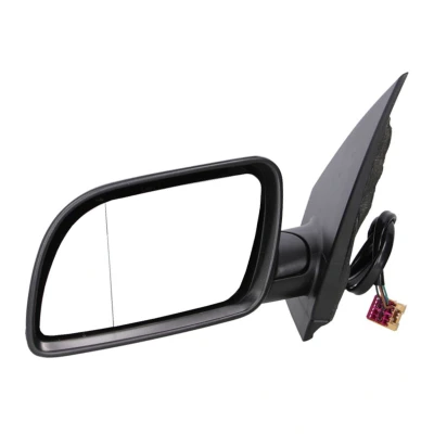 Afbeelding van Buitenspiegel Tyc 337 0064 Links Zwart Bol vormig, Te verwarmen, voor elek. spiegelverstelling VOLKSWAGEN: Polo IV Hatchback