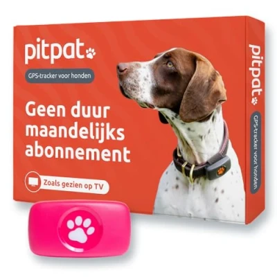Afbeelding van PitPat Dog GPS tracker Geen abonnement (Roze)