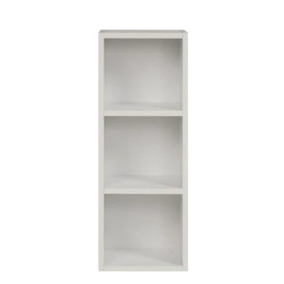 Afbeelding van Furni24 Boekenkast met 3 vakken, wit, 30x24x80 cm