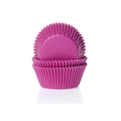 Afbeelding van Cupcake Cups HoM Fuchsiaroze 50x33mm. 50st.