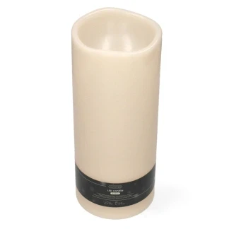 Afbeelding van Led kaars voor buiten Lumineo Ø 12.5 x 30 cm (Vlameffect, Creme)