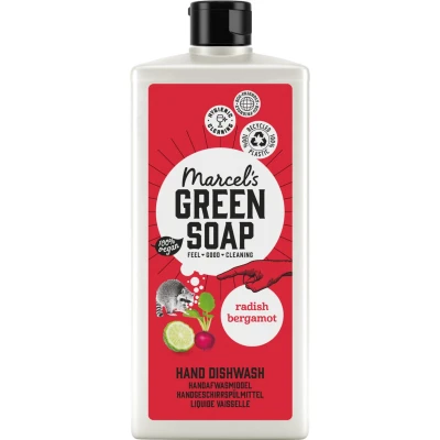 Afbeelding van 2+2 gratis2+2 gratis: Marcel&#039;s Green Soap Afwasmiddel Radijs &amp; Bergamot 500 ml