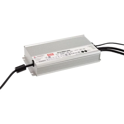 Afbeelding van Mean Well HLG 600H 24A LED driver, transformator Constante spanning, stroomsterkte 600 W 25 A 24 V/DC PFC schakeling, Overbelastingsbescherming,