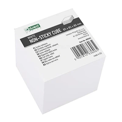 Afbeelding van D.RECT reserve notitieblok voor notitieblok, 85 x 80 mm, ca. 750 vellen, wit