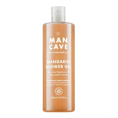 Afbeelding van ManCave Mandarine Douchegel voor heren, houtachtig citrusaroma met eucalyptus en zoete sinaasappelolie, sulfaat parabenenvrij, natuurlijk, veganistisch, dierproefvrij, 500 ml
