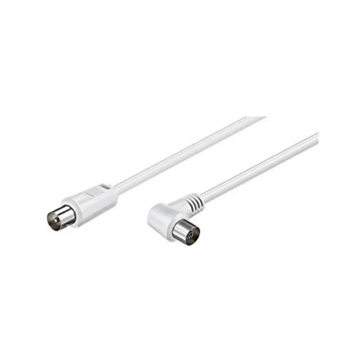 Image de Câble d&#039;antenne droit + coudé M/F 75 ohm 1.5 m