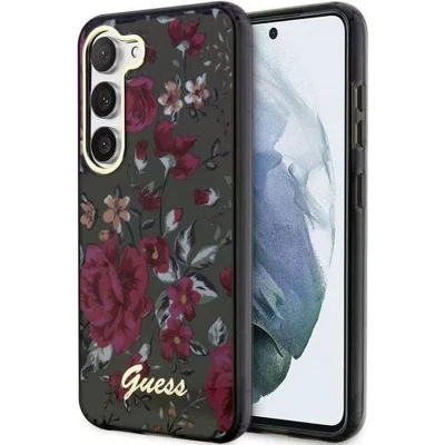 Afbeelding van Guess Flower Back Case Samsung Galaxy S23 (S911) Khaki