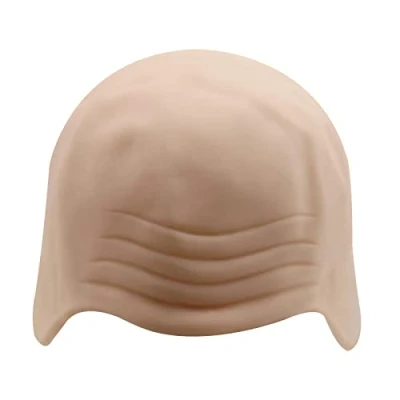 Afbeelding van Dikke kale huid hoofd schedel pruik pet kostuums cosplay hoed