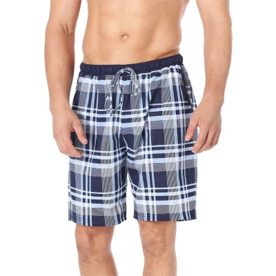 Afbeelding van Timone TI TI30 114 PP Heren Pajamabroek kort Pyjamashorts met zakken elastische tailleband koord 100% Katoen Geruit 4 (9555408) XXL