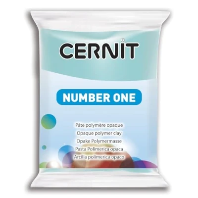 Afbeelding van CERNIT CE0900056211C Een nummer één polymeerdeeg boetseerklei om te bakken Caribische kleur blok van 56 g