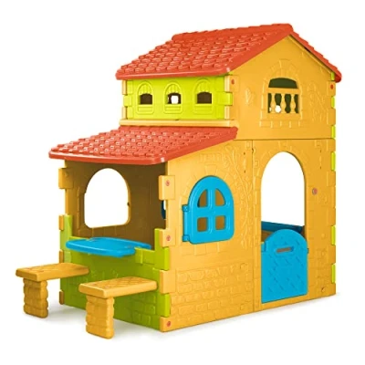 Afbeelding van FEBER Klein kinderhuis Super Villa, veelkleurig. voor kinderen vanaf 3 jaar