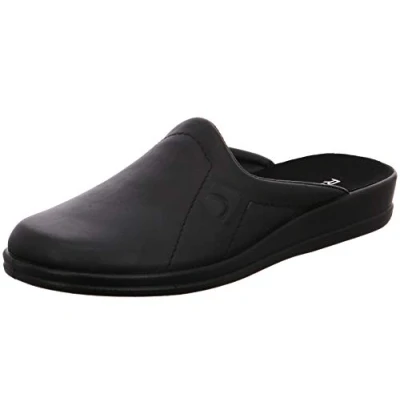 Afbeelding van Rohde 1558 Pantoffels, Heren, Maat: 43, Schwarz Leer