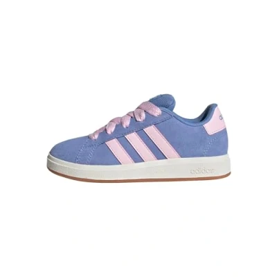 Afbeelding van adidas Grand Court 00s uniseks kinderschoenen, Blue Fusion Clear Pink Core White