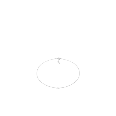 Afbeelding van Elli Heart LOVE Ketting silvercoloured, Dames, Maat: 38, Silver coloured